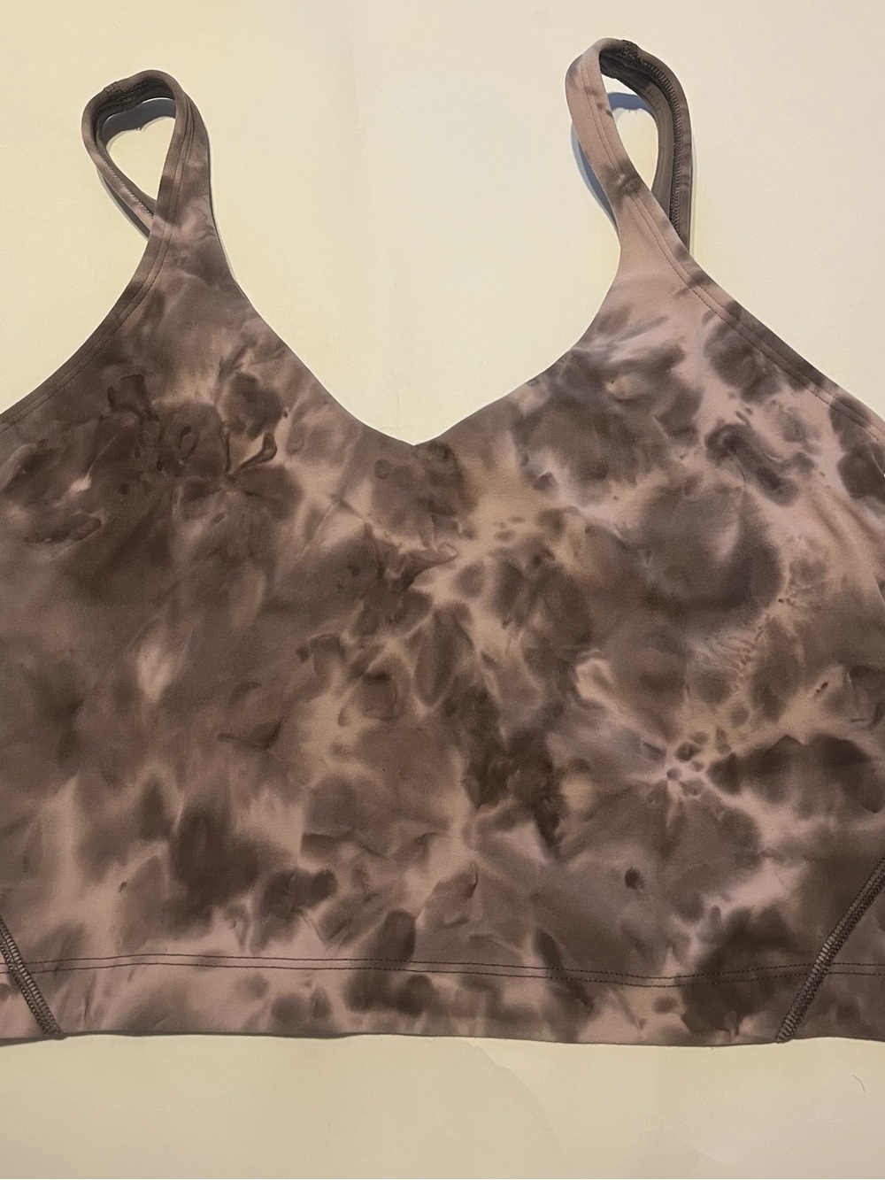 lululemon athletica Taupe Tie-Dye Soft Bralette